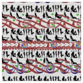 レディカスタマイズズ踊り布 ファブリック (クローズアップ)