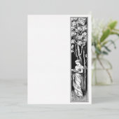 レディクラシカル縁どホイル招待状 箔招待状 (立ち正面)