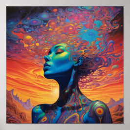 レディサイケデリックー ポスター