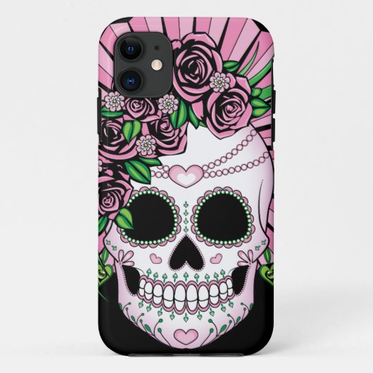 レディシュガースカル Case-Mate iPhoneケース (裏面)