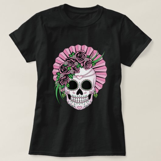 レディシュガースカル Tシャツ (デザイン正面)