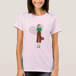 レディスタイリッシュー&ハートTシャツ – アモダンート Tシャツ