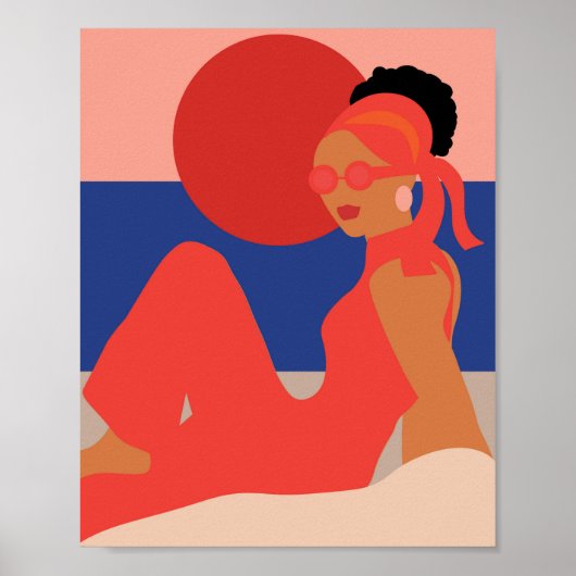 レディスタイリッシュ・オン・ザ・ビーチ ポスター (正面)