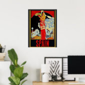 レディスペインのース、追加文字 ポスター (ホームオフィス)