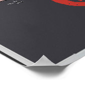 レディスペインのース、追加文字 ポスター (角)