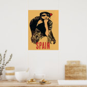 レディスペインのース、追加文字 ポスター (キッチン)