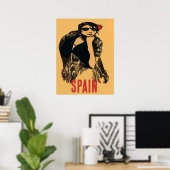 レディスペインのース、追加文字 ポスター (ホームオフィス)