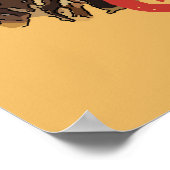 レディスペインのース、追加文字 ポスター (角)