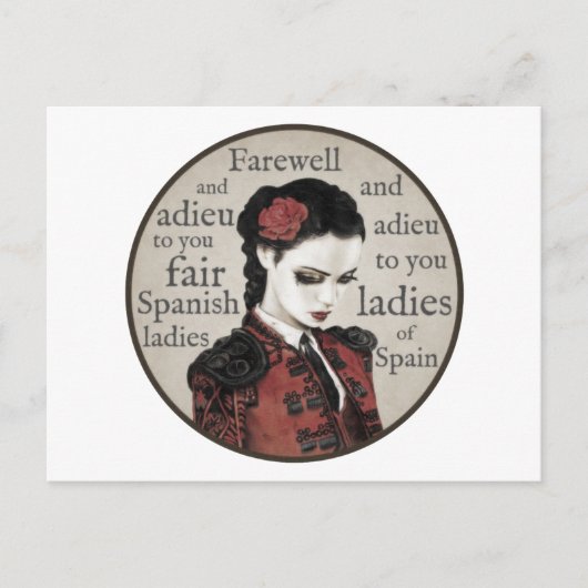 レディスペインのーズ ポストカード (正面)