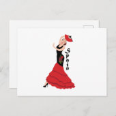 レディスペインのー ポストカード (正面/裏面)