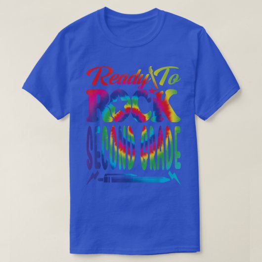 レディトゥロックセカンドグレード新学期絞り染め Tシャツ (デザイン正面)