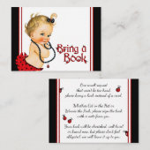 レディバグがブックカードをブロンドで持ち込む エンクロージャーカード (正面/裏面)