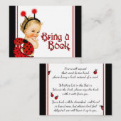 レディバグがブックカードをブロンドで持ち込む エンクロージャーカード (正面/裏面)