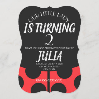 レディバグの招待状 招待状