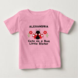 レディバグみたいに可愛い妹Tシャツ ベビーTシャツ