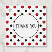 レディバグズのレトロ水玉模様 フェイバータグ (正面)