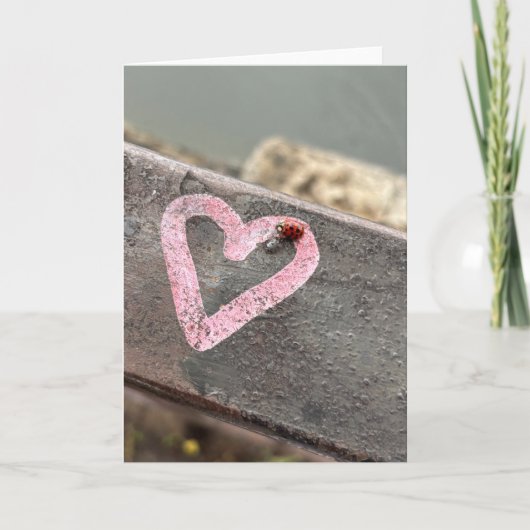 レディバグハート カード (正面)
