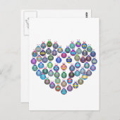 レディバグハート ポストカード (正面/裏面)