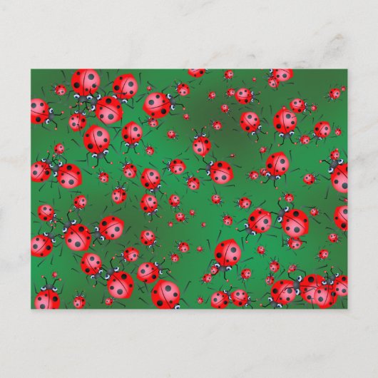 レディバグ壁紙 ポストカード (正面)