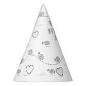 レディバグ誕生日パーティー – カラー自分のパーティー帽子 パーティーハット (左)