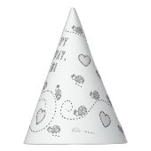 レディバグ誕生日パーティー – カラー自分のパーティー帽子 パーティーハット (右)