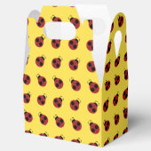 レディバグ60年代のレトロクールな赤黄色 フェイバーボックス (オープン)