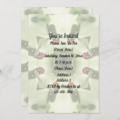 レディバグ ネイチャー アート パーティー 招待状 (正面/裏面)