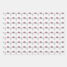 レディバグ/ハート ラッピングペーパー バンドル ラッピングペーパーシート