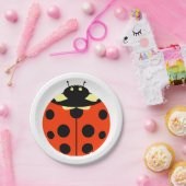 レディバグ ペーパープレート (パーティー)