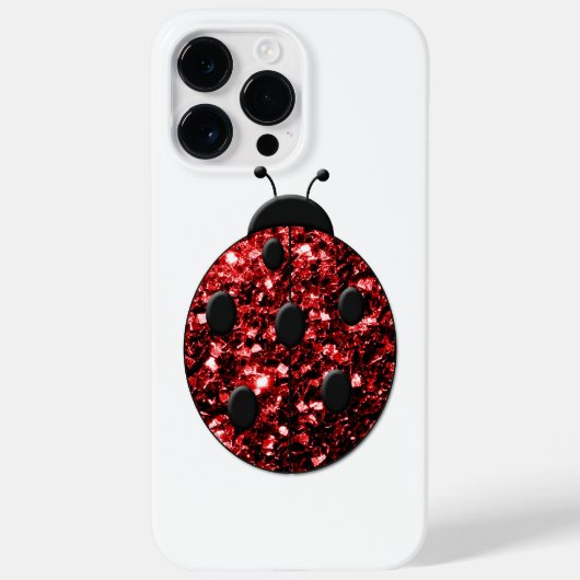 レディバグ レッドスパークルプリント Case-Mate iPhoneケース (裏面)