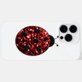 レディバグ レッドスパークルプリント Case-Mate iPhoneケース (裏面 (横))