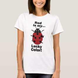 レディバグ レッド 僕のラッキーカラー 面白い 昆虫 Tシャツ