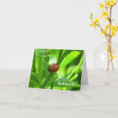 レディバグ - 思いのカード カード (黄色い花)