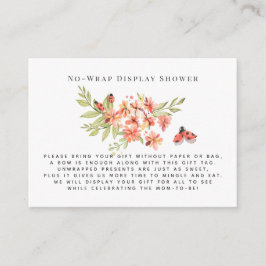 レディバグ |折り返し表示なしシャワー挿入 エンクロージャーカード