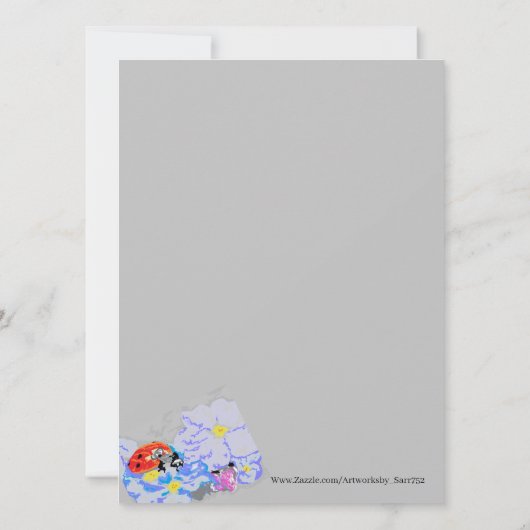 {レディバグ} 招待状 (裏面)