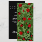 レディバグz. 招待状 (正面/裏面)