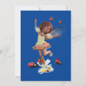 レディバードとチョウ 招待状 (裏面)