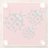 レディバード・アンド・レディバグ ガラスコースター (裏面)