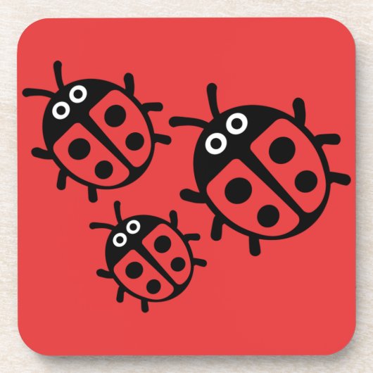 レディバード・アンド・レディバグ コースター (正面)