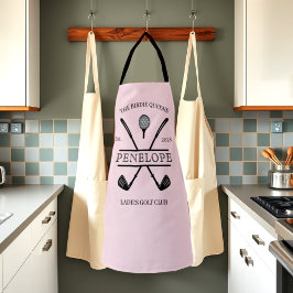 レディパーソナライズされたスゴルフクラブ名 エプロン
