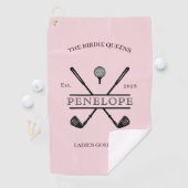 レディパーソナライズされたスゴルフクラブ名 ゴルフタオル (インサイチュ)