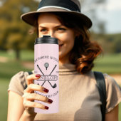 レディパーソナライズされたスゴルフクラブ名 タンブラー