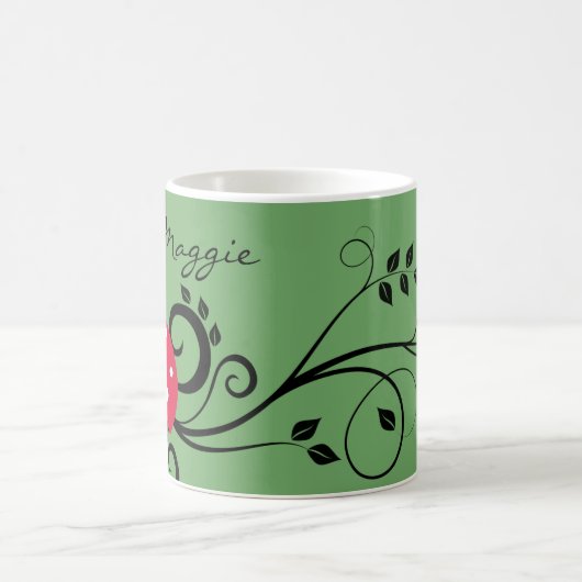レディパーソナライズされたバグカップMAGレディバグ コーヒーマグカップ (中央)