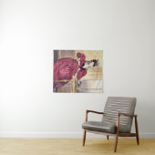 レディビクトリアンインレッドエレガントヴィンテージプリント タペストリー (インサイチュ(横))