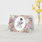 レディビクトリアンズ読ス カード (黄色い花)