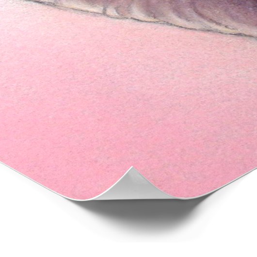 レディビクトリアンデコールポートレートアートポスター ポスター (角)