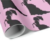 レディビクトリアンピンクアンティーク ラッピングペーパー (ロールコーナー)