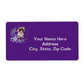 レディビクトリアンモノグラム紫ラベル ラベル (正面)