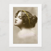 レディビクトリアンーカメオスタイルポーズ ポストカード (正面)