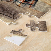 レディビクトリアンースヴィンテージデザイン ジグソーパズル (側面)